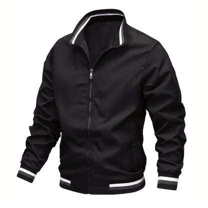 Veste d'hiver homme col coupe-vent modèle