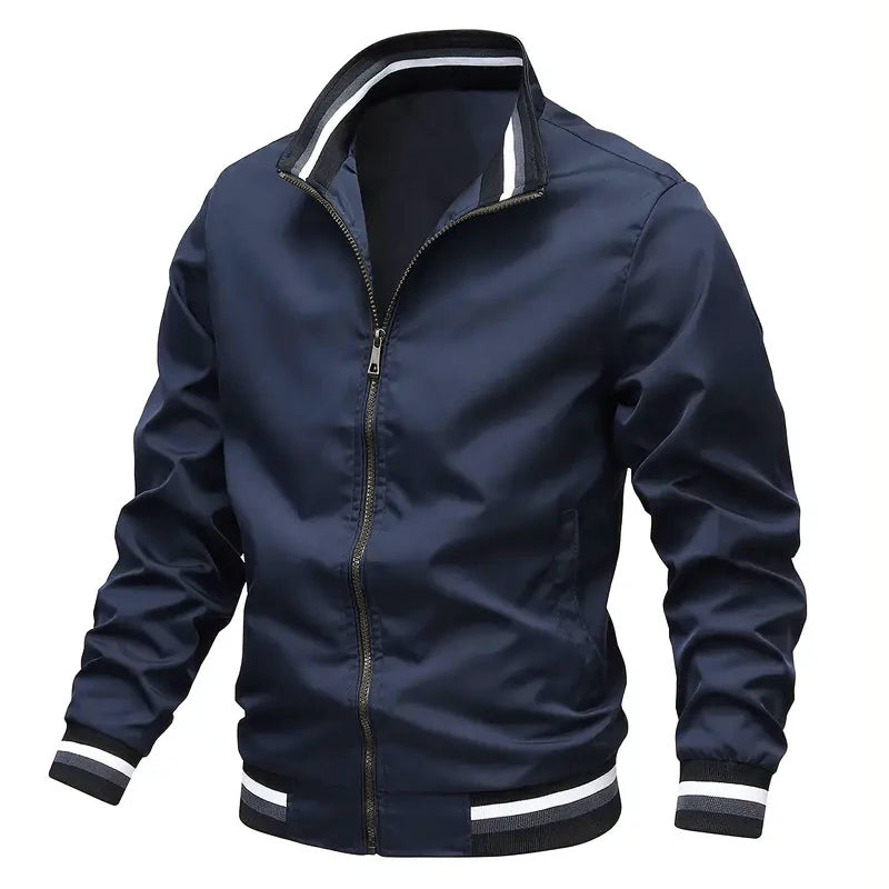 Veste d'hiver homme col coupe-vent modèle