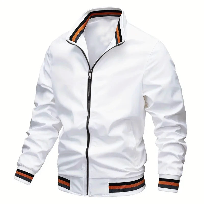 Veste d'hiver homme col coupe-vent modèle