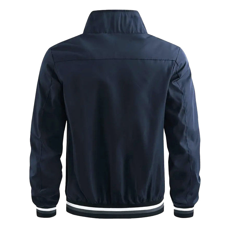 Herren Winterjacke Kragen Windbreaker Modell - IdealeKleiden