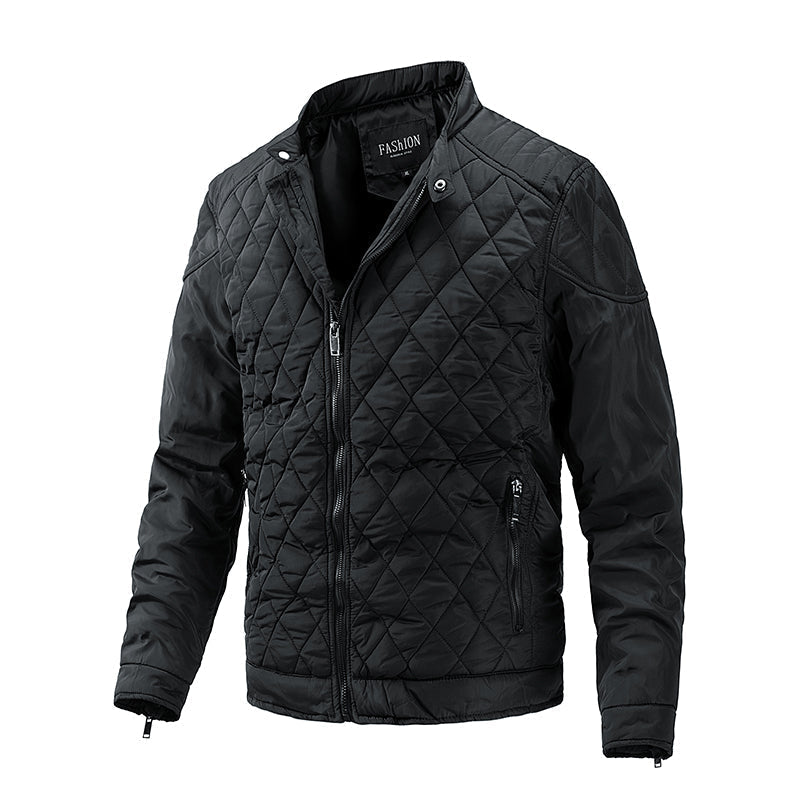 Veste d'hiver homme matelassée zippée