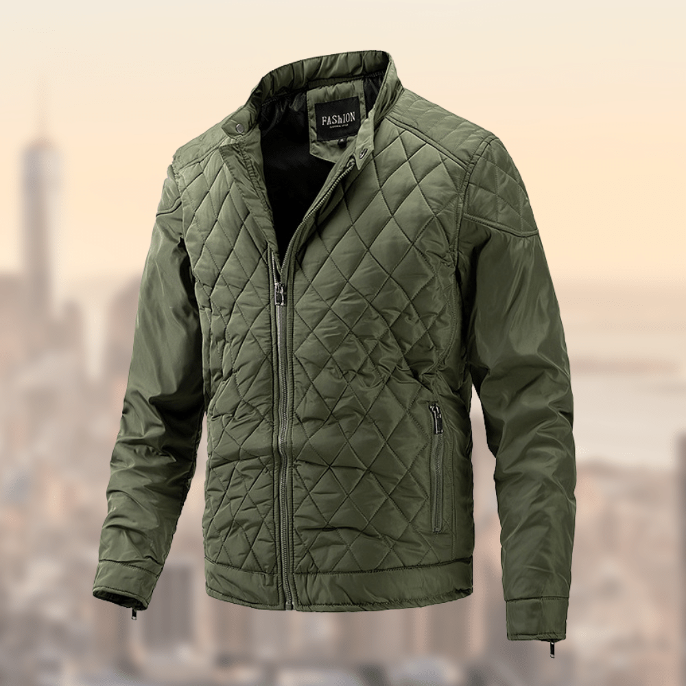 Doudoune matelassée coupe-vent imperméable pour hommes