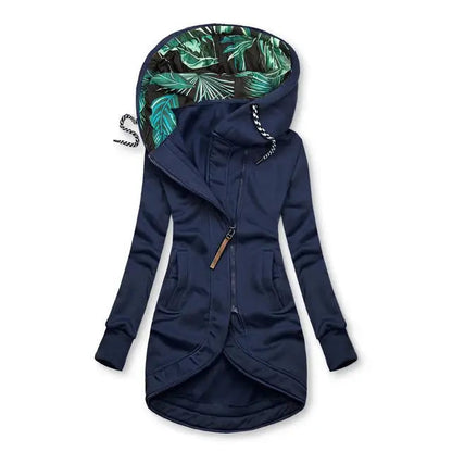 Longue veste d'hiver pour femme - Doudoune chaude doublée