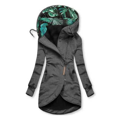 Longue veste d'hiver pour femme - Doudoune chaude doublée