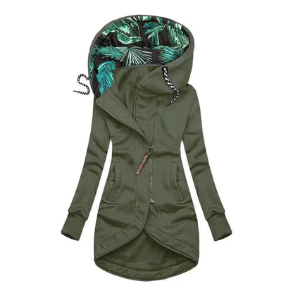Longue veste d'hiver pour femme - Doudoune chaude doublée