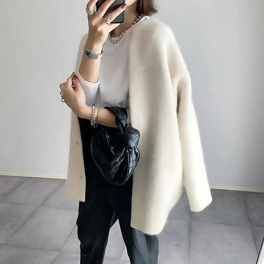 Modische Damenjacke Freizeit Style - IdealeKleiden