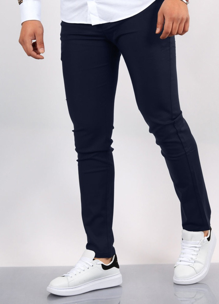 Pantalon Stretch Homme Slim Fit Tactique Multi-Poches