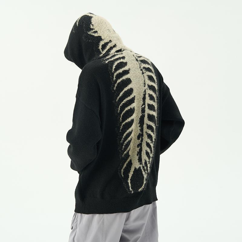 Grand sweat à capuche pour homme avec impression Oversized