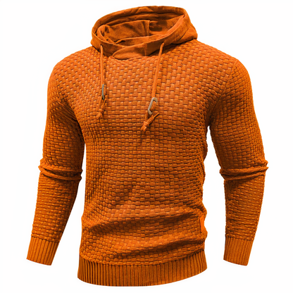 Sweat à capuche en maille slim fit pour homme