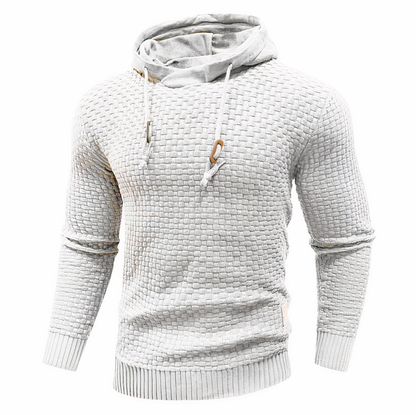 Sweat à capuche en maille slim fit pour homme