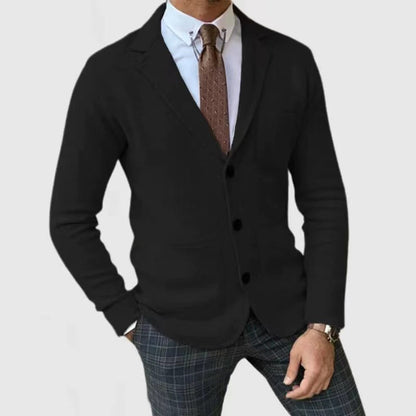 Gilet en maille moderne pour homme à boutons