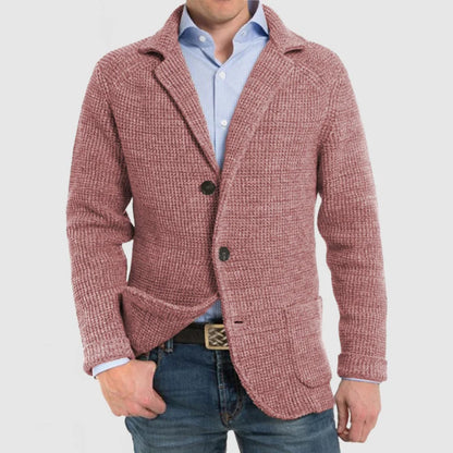 Cardigan homme chaud en grosse maille