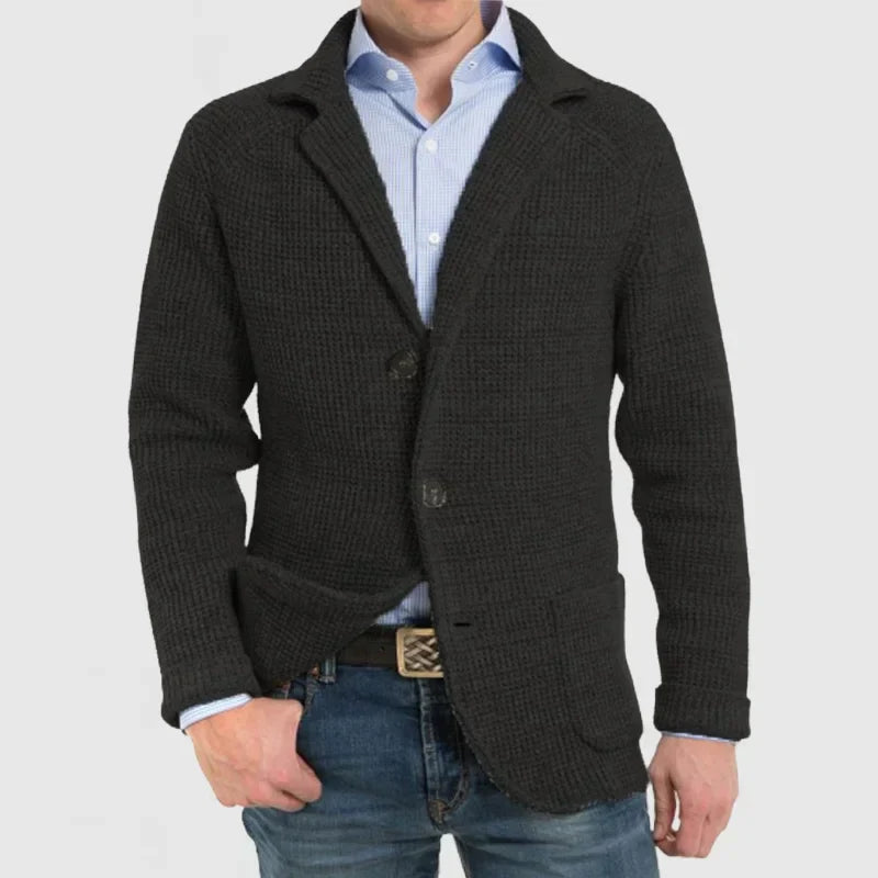 Cardigan homme chaud en grosse maille