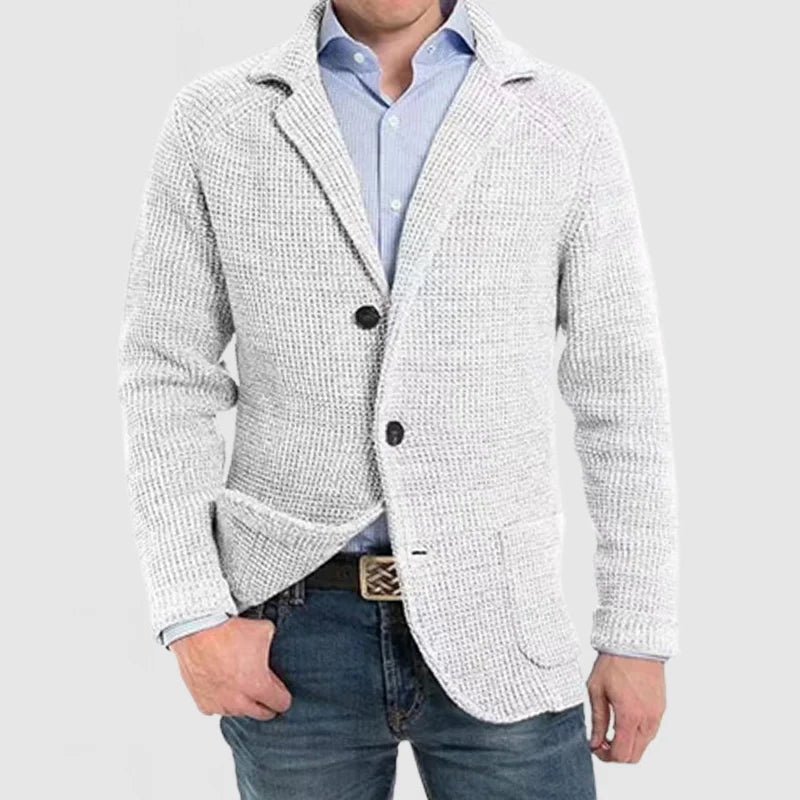 Cardigan homme chaud en grosse maille