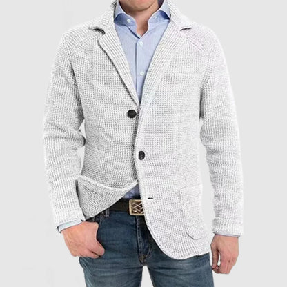 Cardigan homme chaud en grosse maille