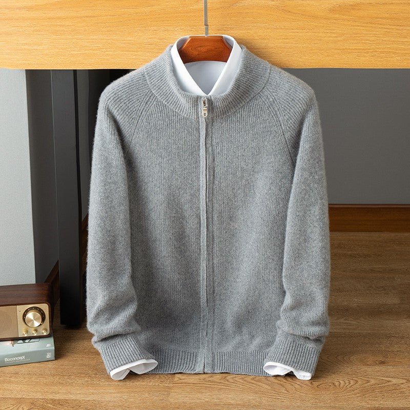 Cardigan homme chaud isolé zippé