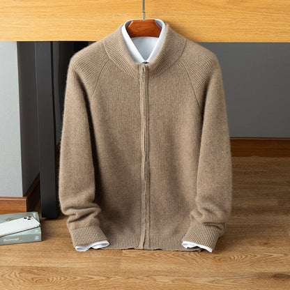 Cardigan homme chaud isolé zippé