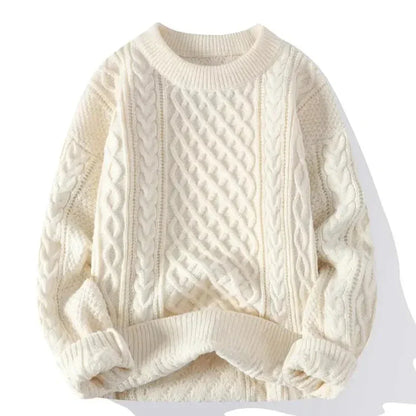 Grand pull torsadé homme