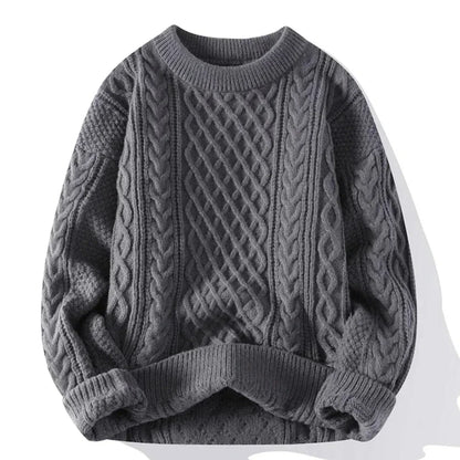 Grand pull torsadé homme