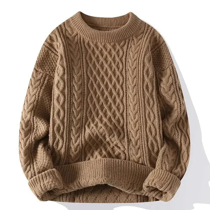 Grand pull torsadé homme