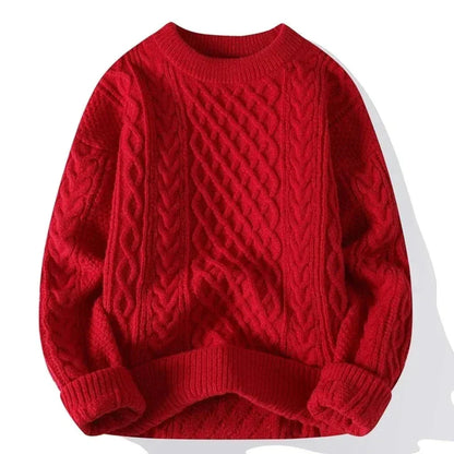 Grand pull torsadé homme