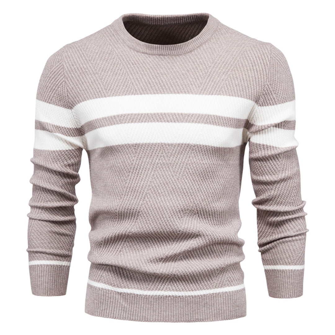 Pull col rond homme coupe ajustée
