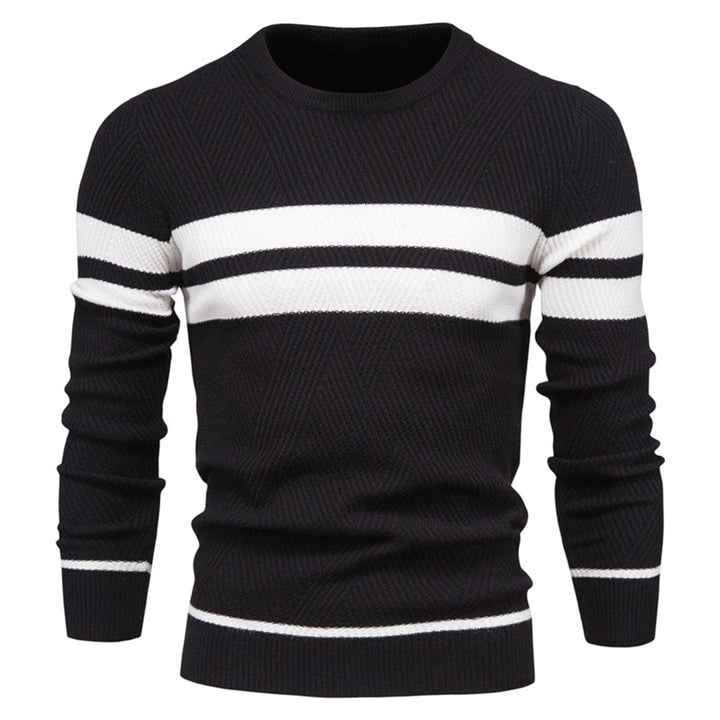 Pull col rond homme coupe ajustée