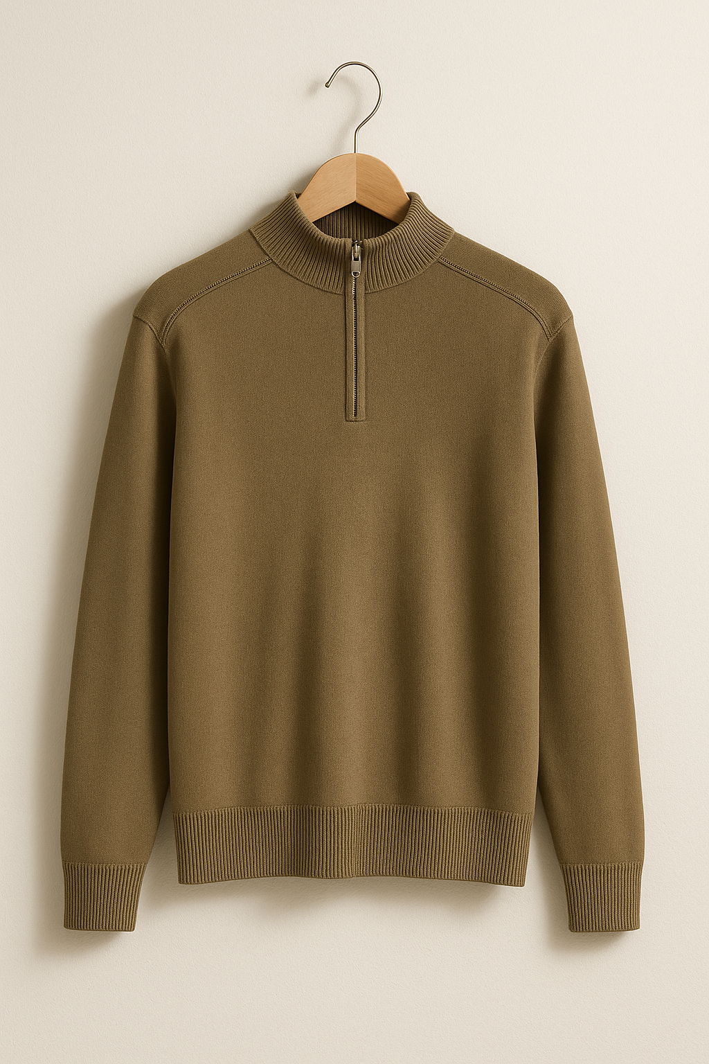 Vêtements Homme Col Montant Demi-Zip