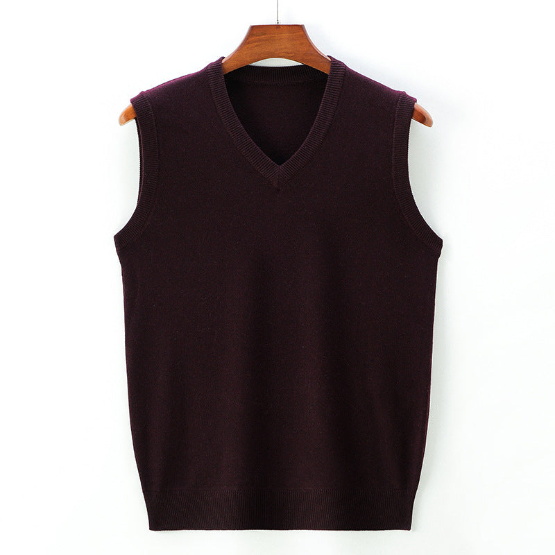 Gilet homme col V sans manches