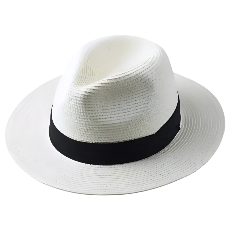 Chapeau de paille d'été pour hommes extérieur