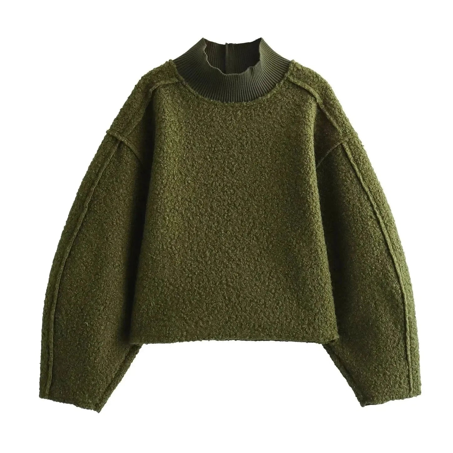 Écharpe femme Col roulé Maille bouclée