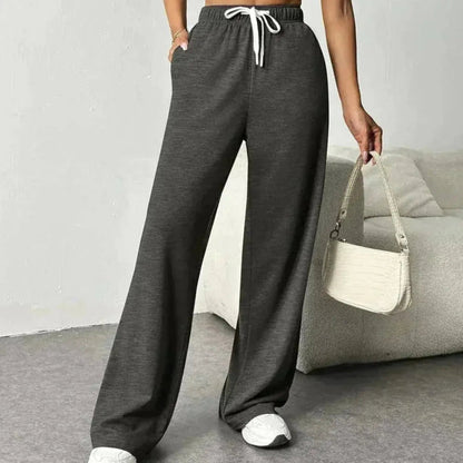 Pantalon de jogging confortable pour femme Coupe large Élastique
