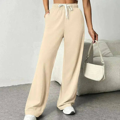 Pantalon de jogging confortable pour femme Coupe large Élastique