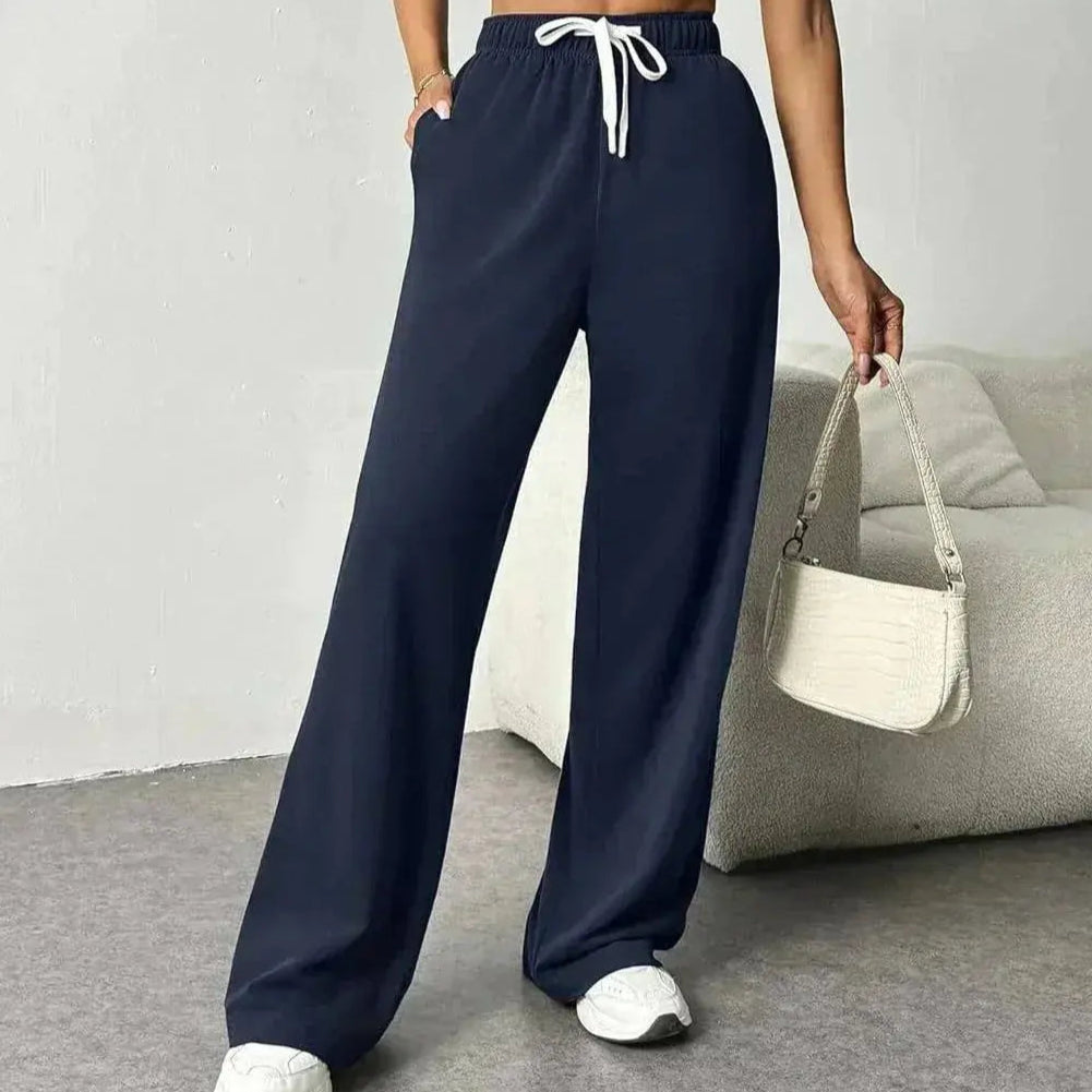 Pantalon de jogging confortable pour femme Coupe large Élastique