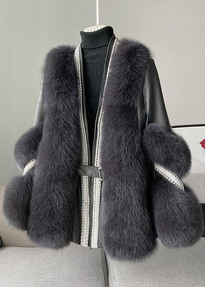 Veste en vison de luxe pour femme