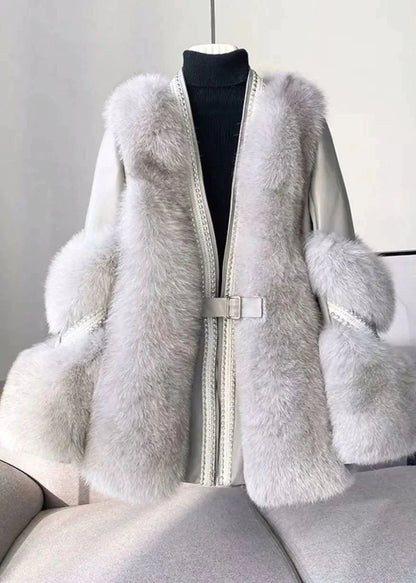Veste de vison de luxe élégante pour femmes