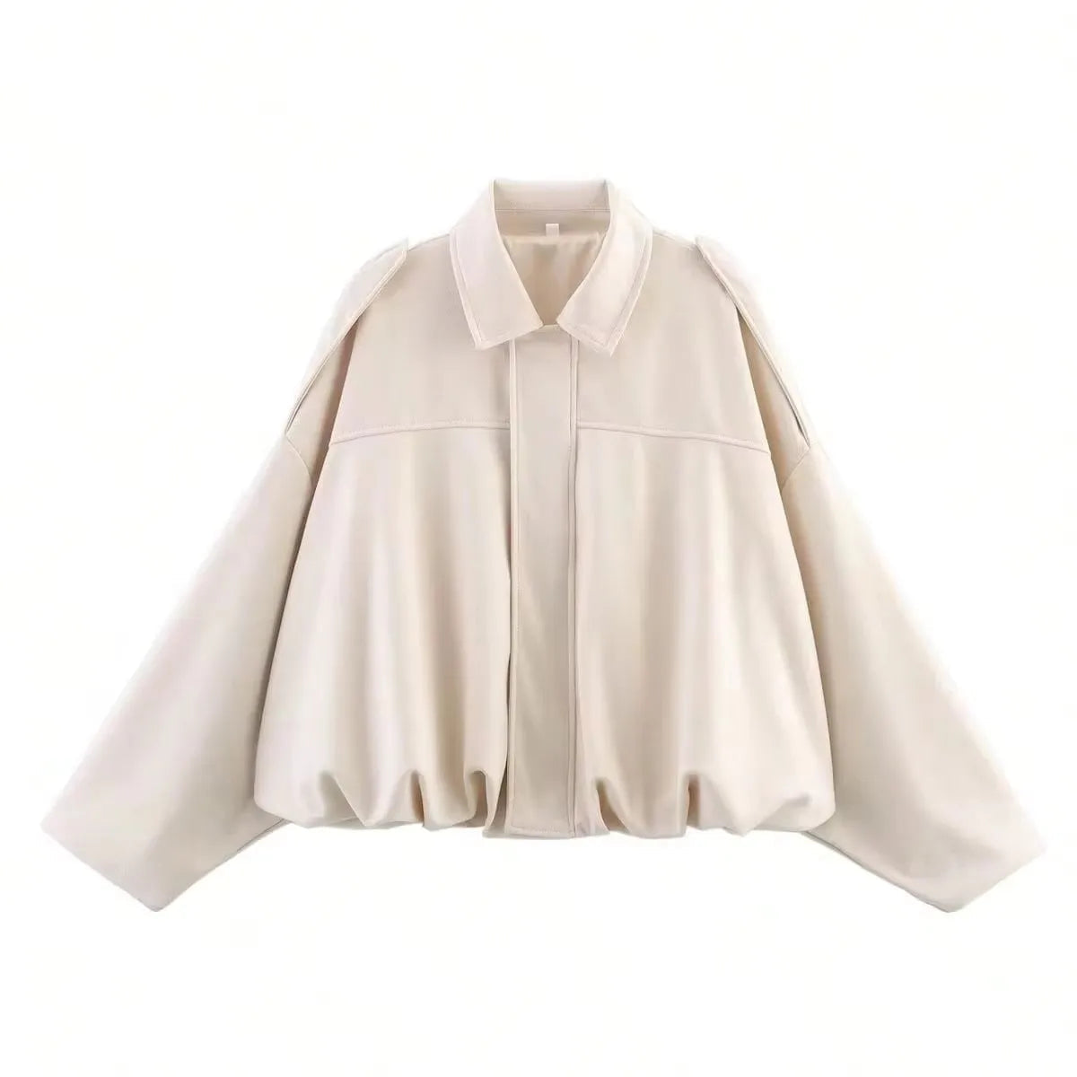 Bomberjacke tendance pour femme - Coupe ample et fermeture éclair