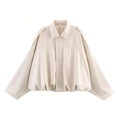 Bomberjacke tendance pour femme - Coupe ample et fermeture éclair