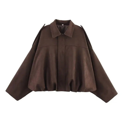 Bomberjacke tendance pour femme - Coupe ample et fermeture éclair