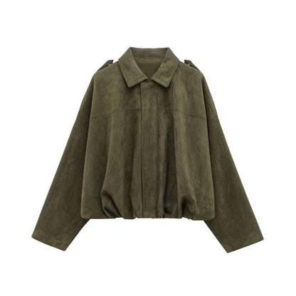 Bomberjacke tendance pour femme - Coupe ample et fermeture éclair