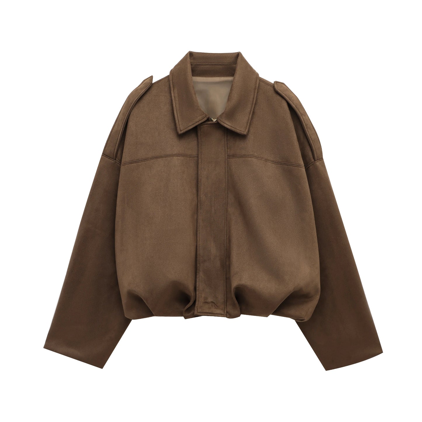 Bomberjacke tendance pour femme - Coupe ample et fermeture éclair