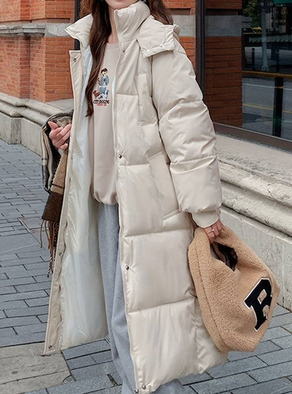 Veste d'hiver longue chaude et imperméable
