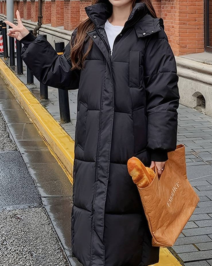 Veste d'hiver longue chaude et imperméable