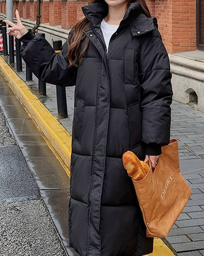 Veste d'hiver longue chaude et imperméable