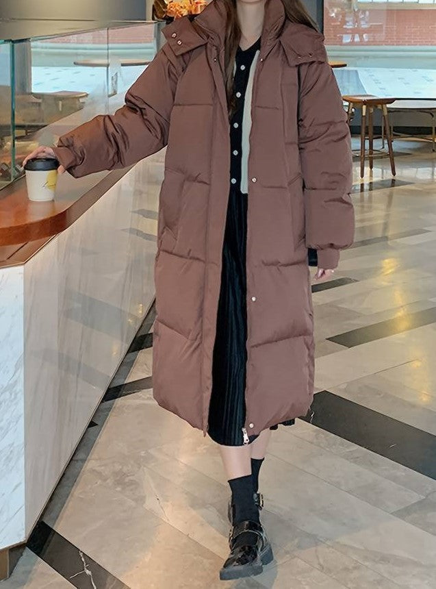 Veste d'hiver longue chaude et imperméable