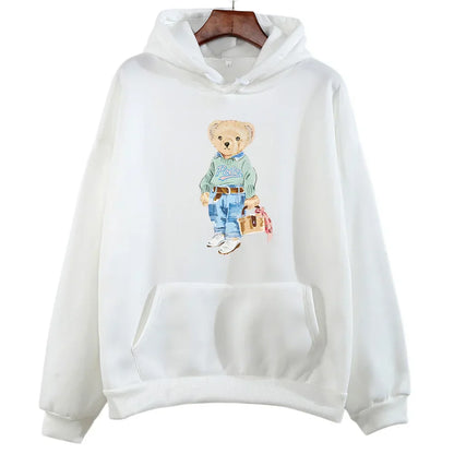 Sweat-shirt Femme Motif Ours Moderne