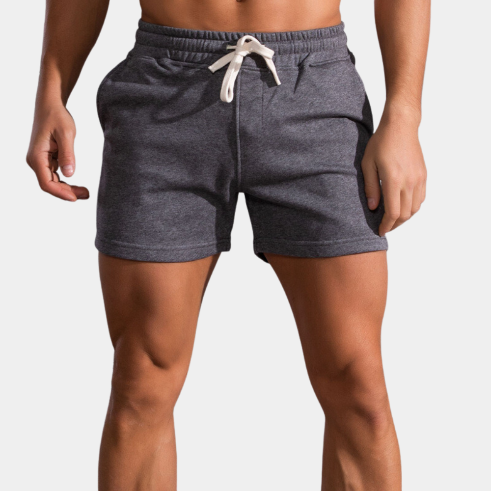 Shorts de sport confortables pour hommes, taille élastiquée