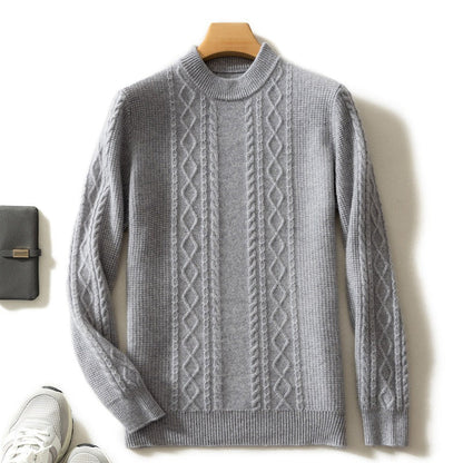 Pull en maille pour homme, élégant et classique