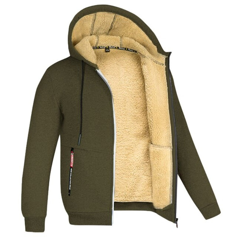 Gilet en laine pour homme - Cardigan élégant en laine mérinos