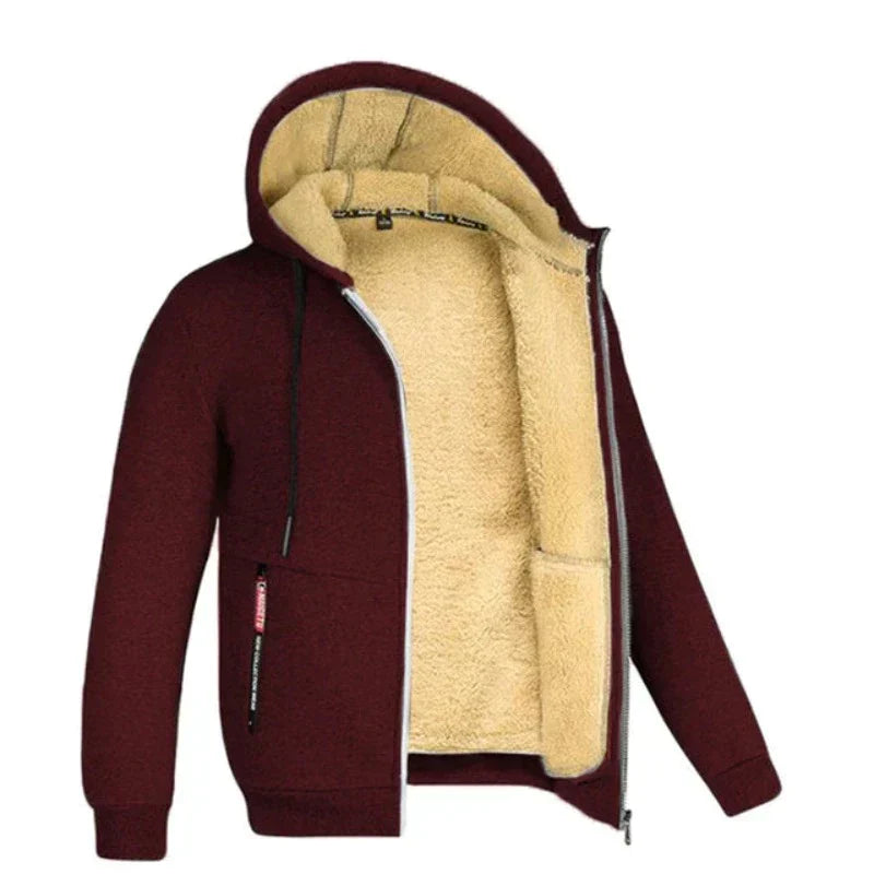Gilet en laine pour homme - Cardigan élégant en laine mérinos
